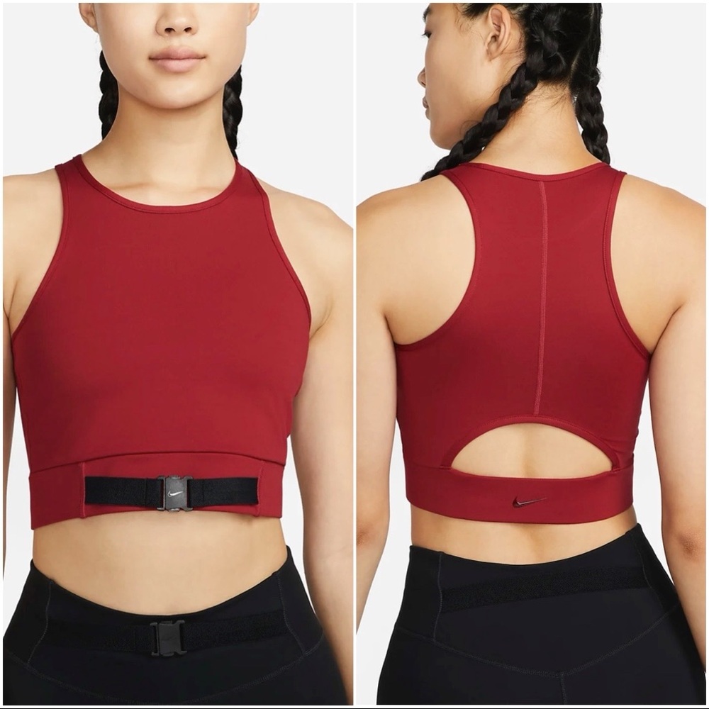 NWT: Nike Dri-Fit Cropped Tank with Buckle, Size S, Nike Sports Bra, Nike Top